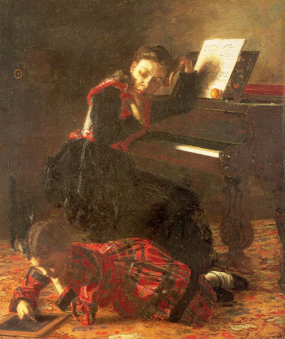 Thomas Eakins Home Scene